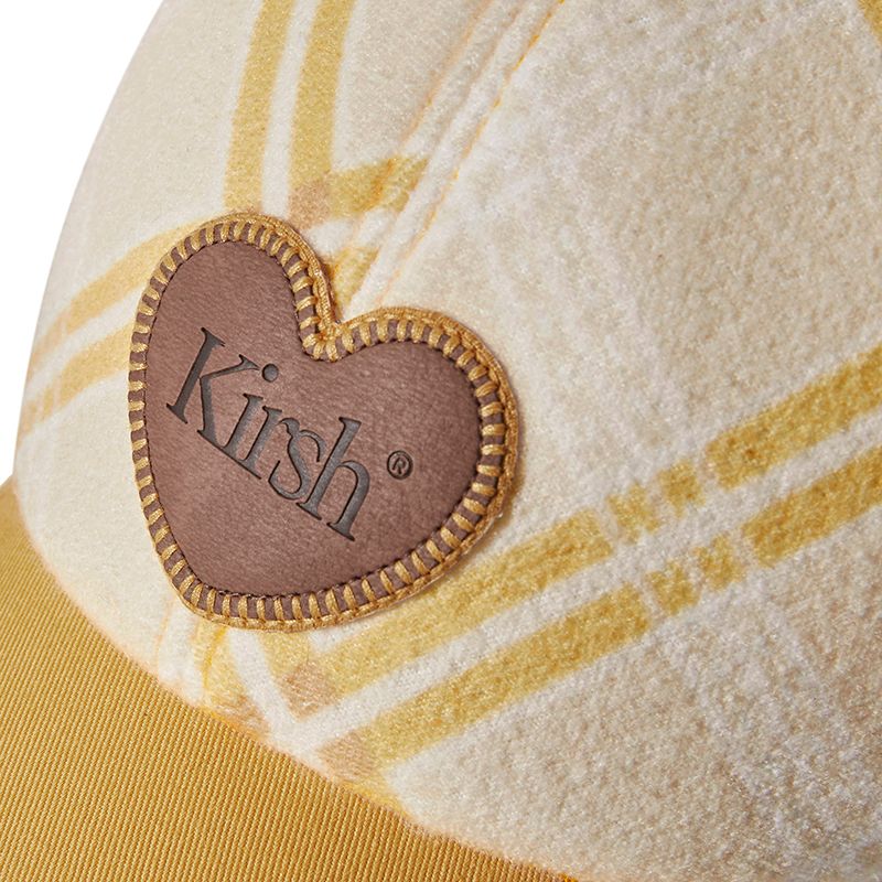 [ KIRSH ]★COLORING CHECK PATTERN FLEECE BALL CAP MUSINSA公式 | KIRSH Coloring check pattern fleece ball cap