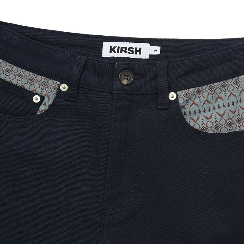 ★KIRSH★ Fair Isle Point Bootcut Pants Dark Navy MUSINSA公式 | KIRSH Fair Isle Point Bootcut Pants [Dark Navy]