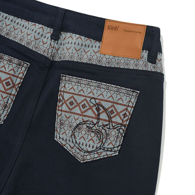 ★KIRSH★ Fair Isle Point Bootcut Pants Dark Navy MUSINSA公式 | KIRSH Fair Isle Point Bootcut Pants [Dark Navy]