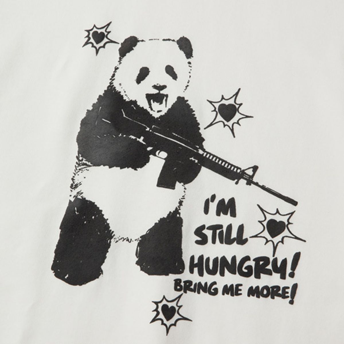 크루치(KRUCHI) HUNGRY PANDA SWEATSHIRT (IVORY)