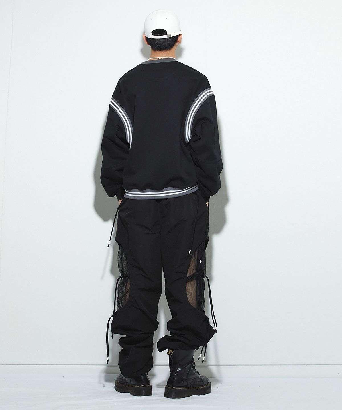 밀리밀리언(MILLIMILLION) BASALT MESH PANTS B06-BLACK