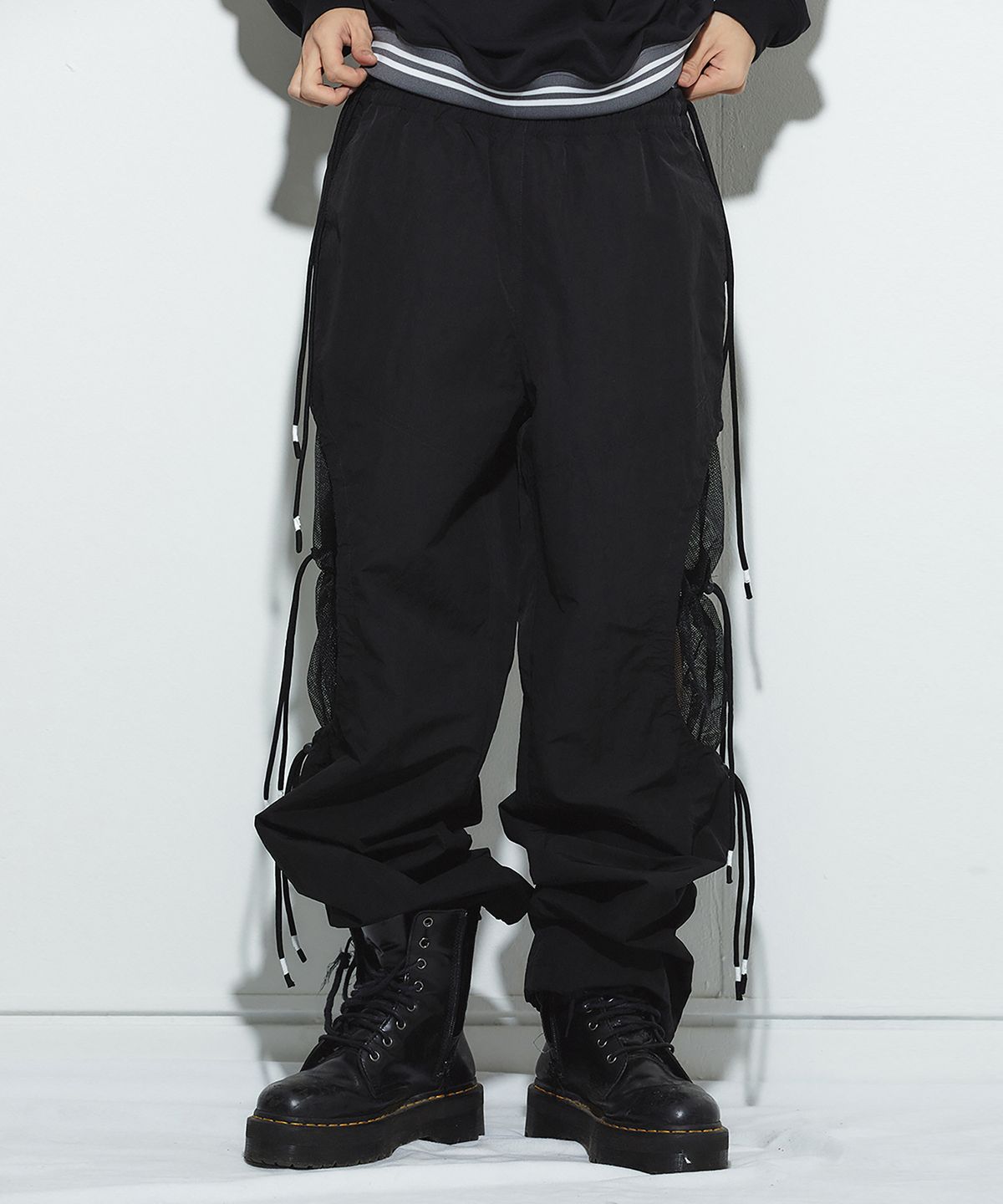 밀리밀리언(MILLIMILLION) BASALT MESH PANTS B06-BLACK