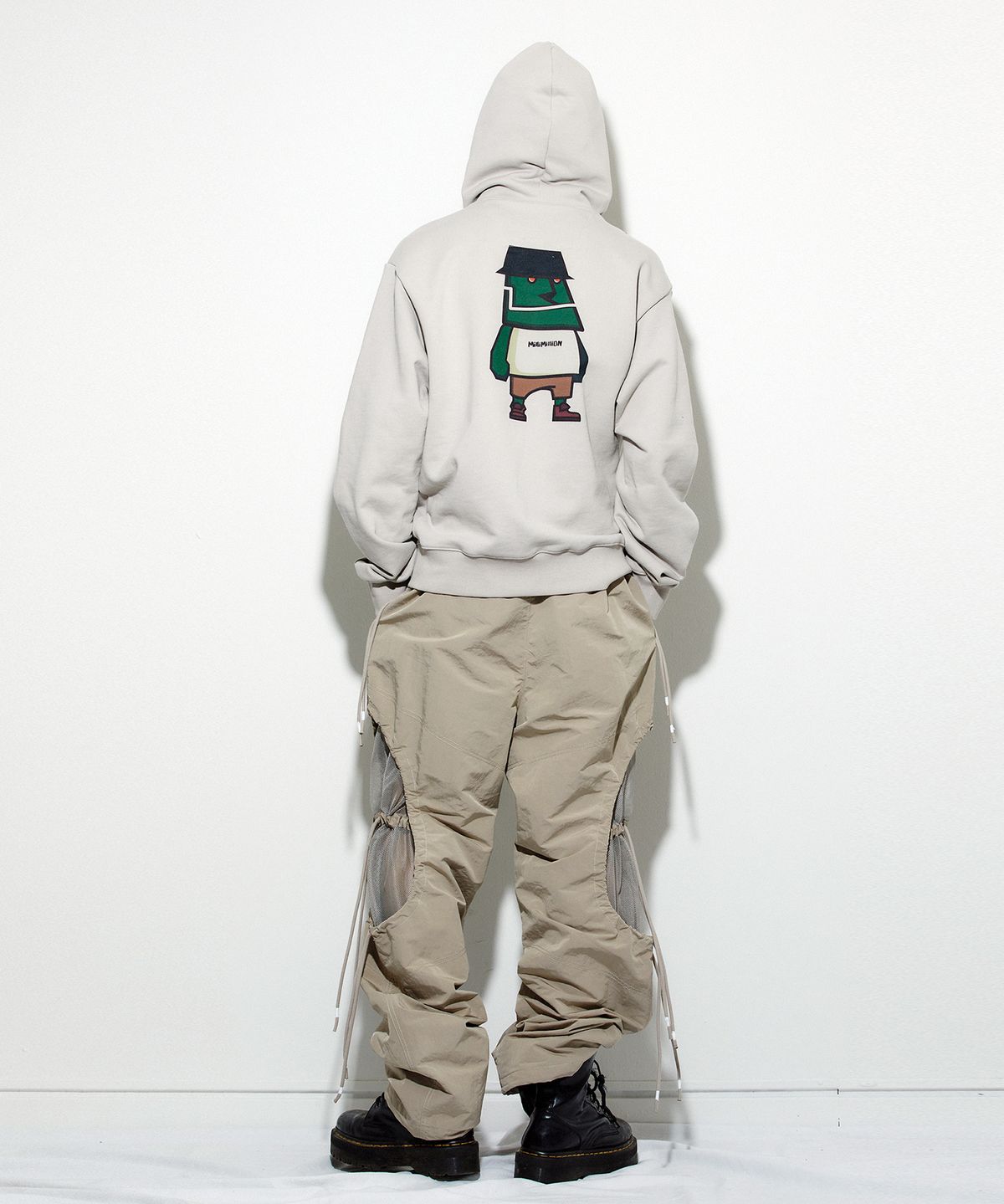 밀리밀리언(MILLIMILLION) BASALT MESH PANTS B06-BEIGE