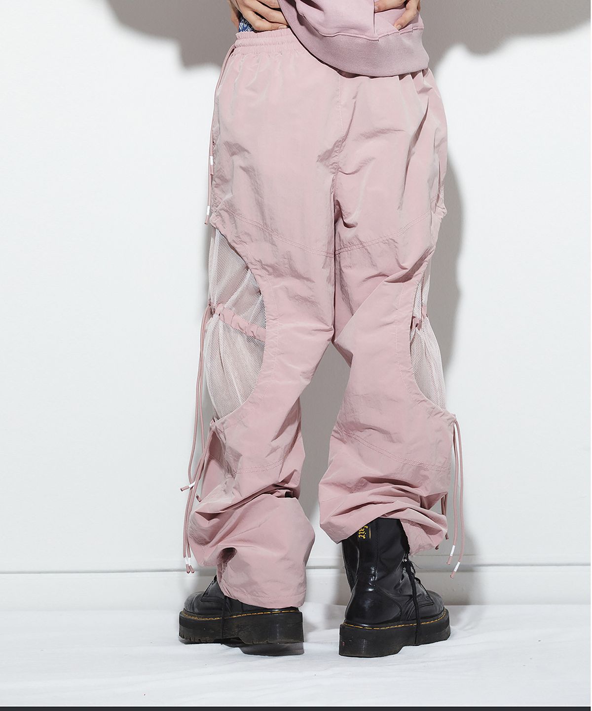 밀리밀리언(MILLIMILLION) BASALT MESH PANTS B06-PINK