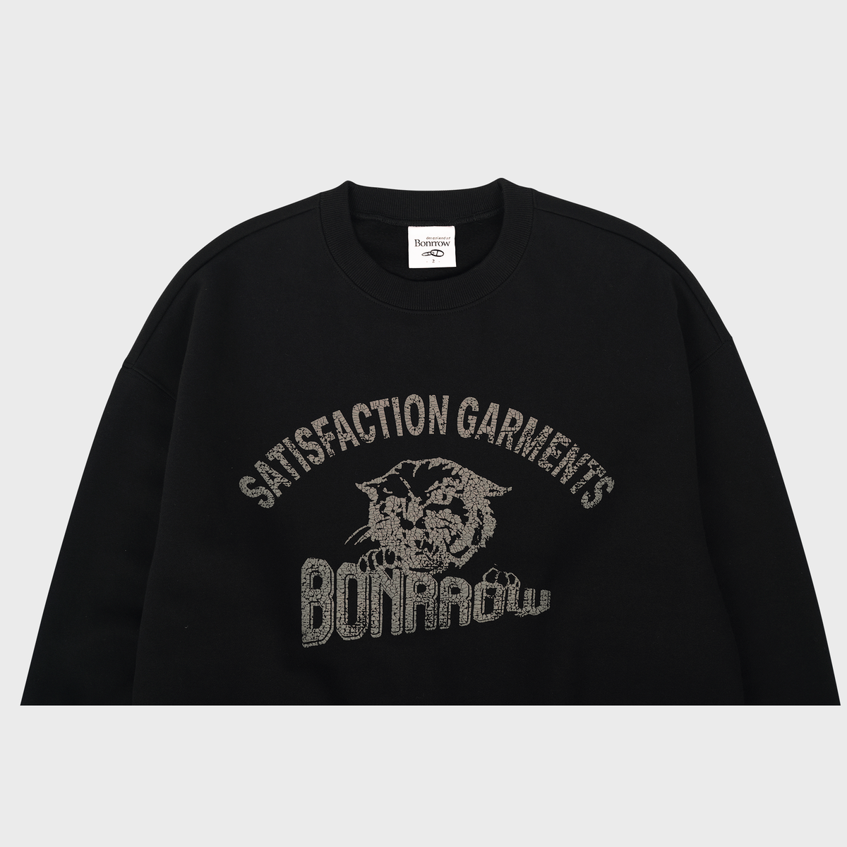 본로우(BONRROW) WildCat Sweat_Black