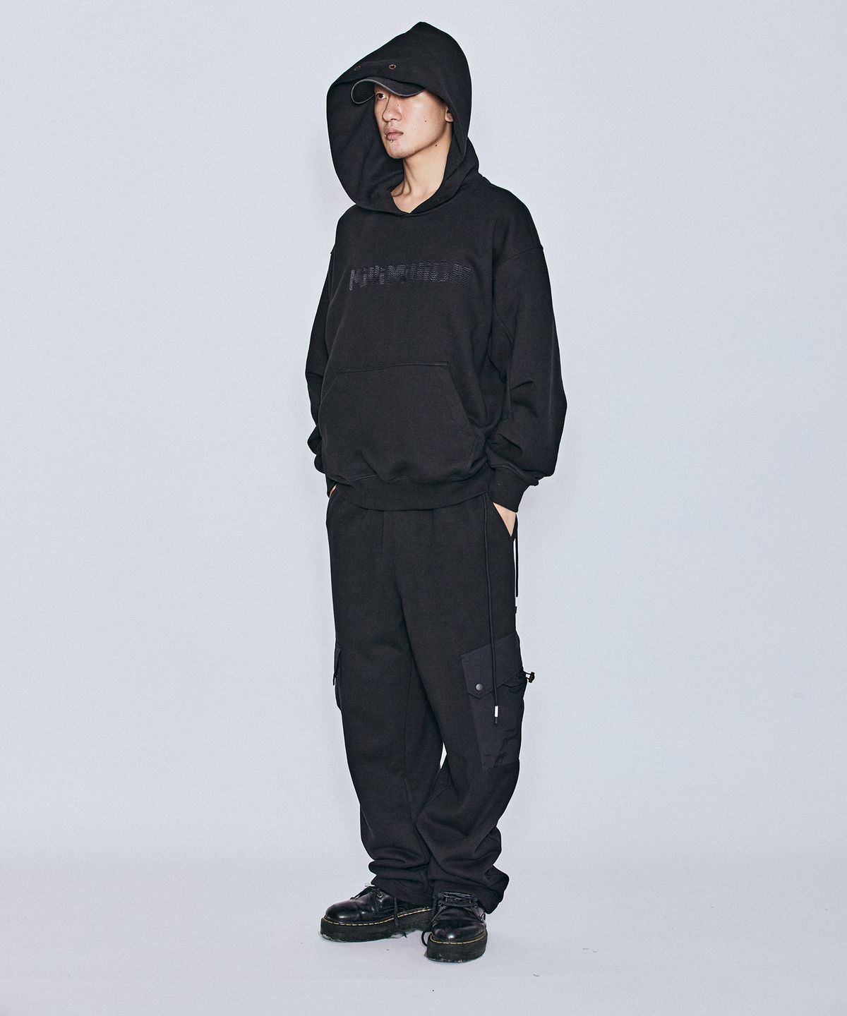 밀리밀리언(MILLIMILLION) BASALT HYBRID JERSEY PANTS B07-BLACK