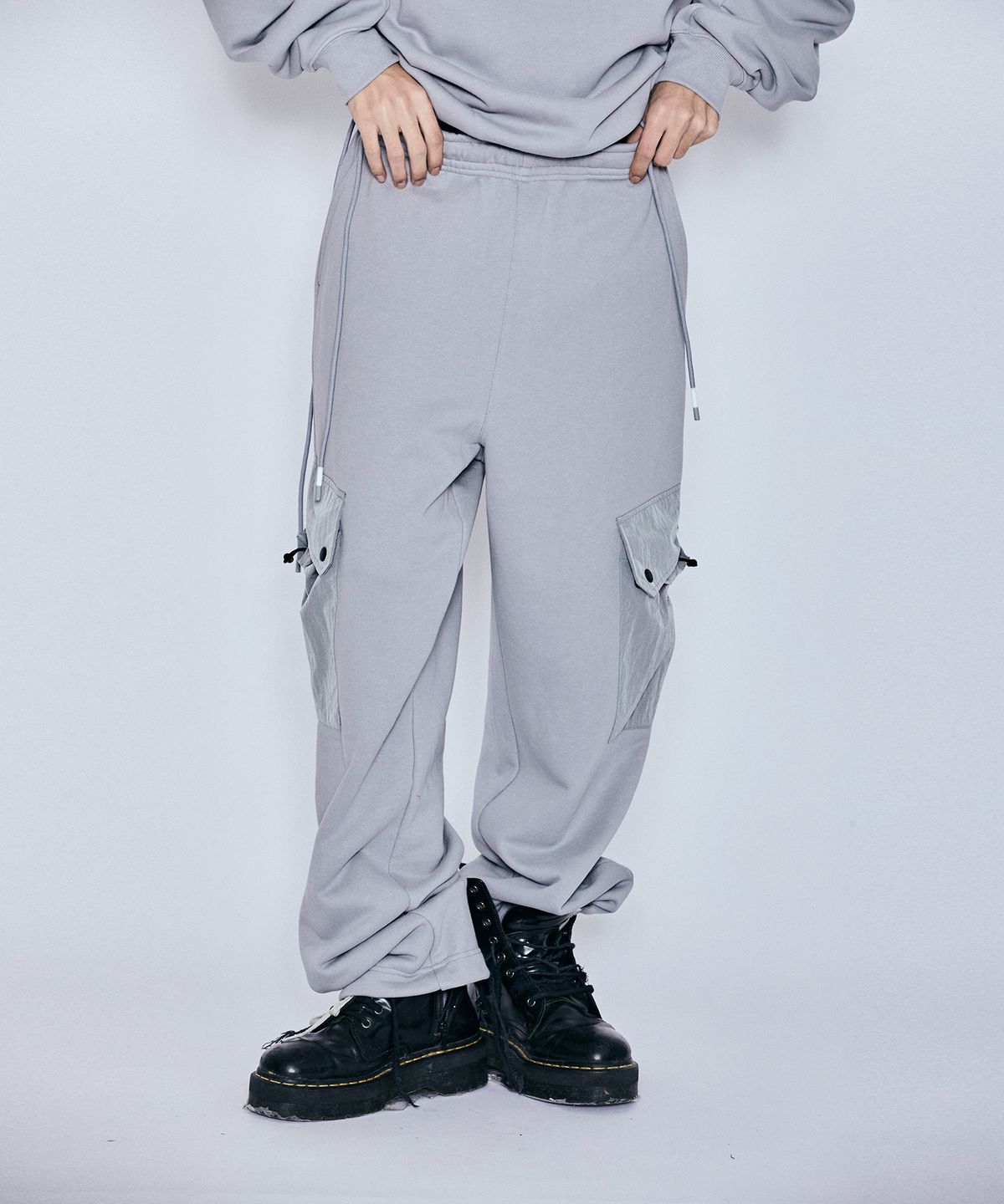 밀리밀리언(MILLIMILLION) BASALT HYBRID JERSEY PANTS B07-GREY