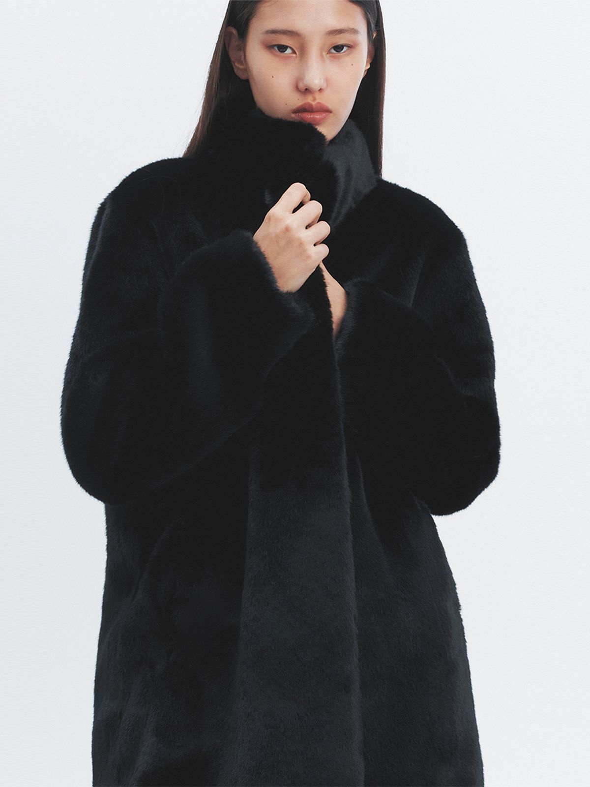 해브레스(HAVELESS) BELLE FAUX FUR COAT