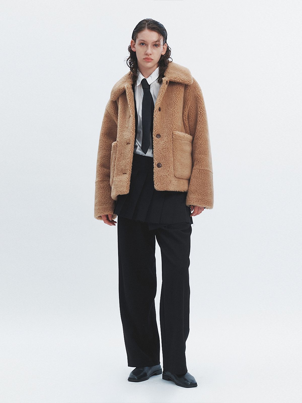 해브레스(HAVELESS) BAILA REVERSIBLE MUSTANG JACKET BROWN