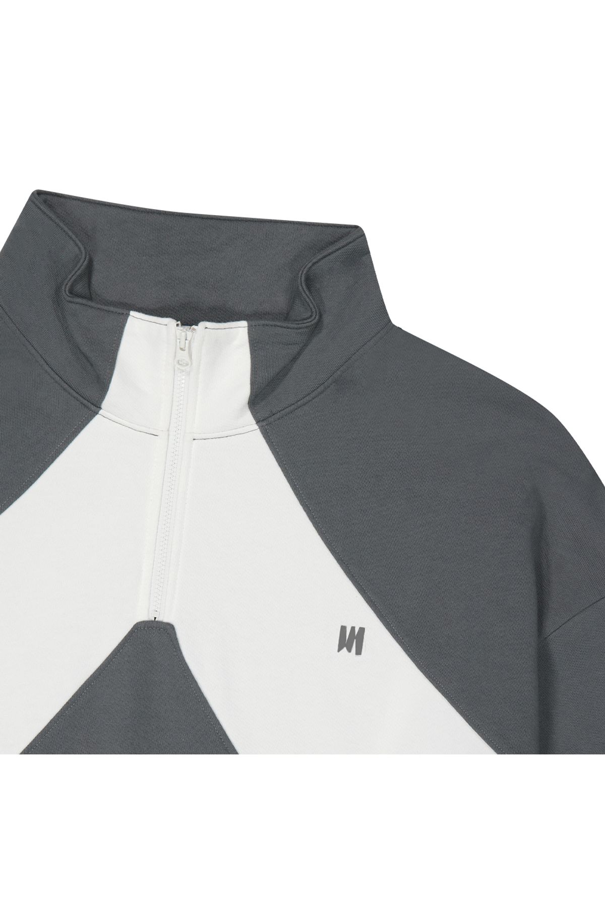 메아(MEA) FUNNEL NECK SWEAT SHIRT [CHARCOAL]