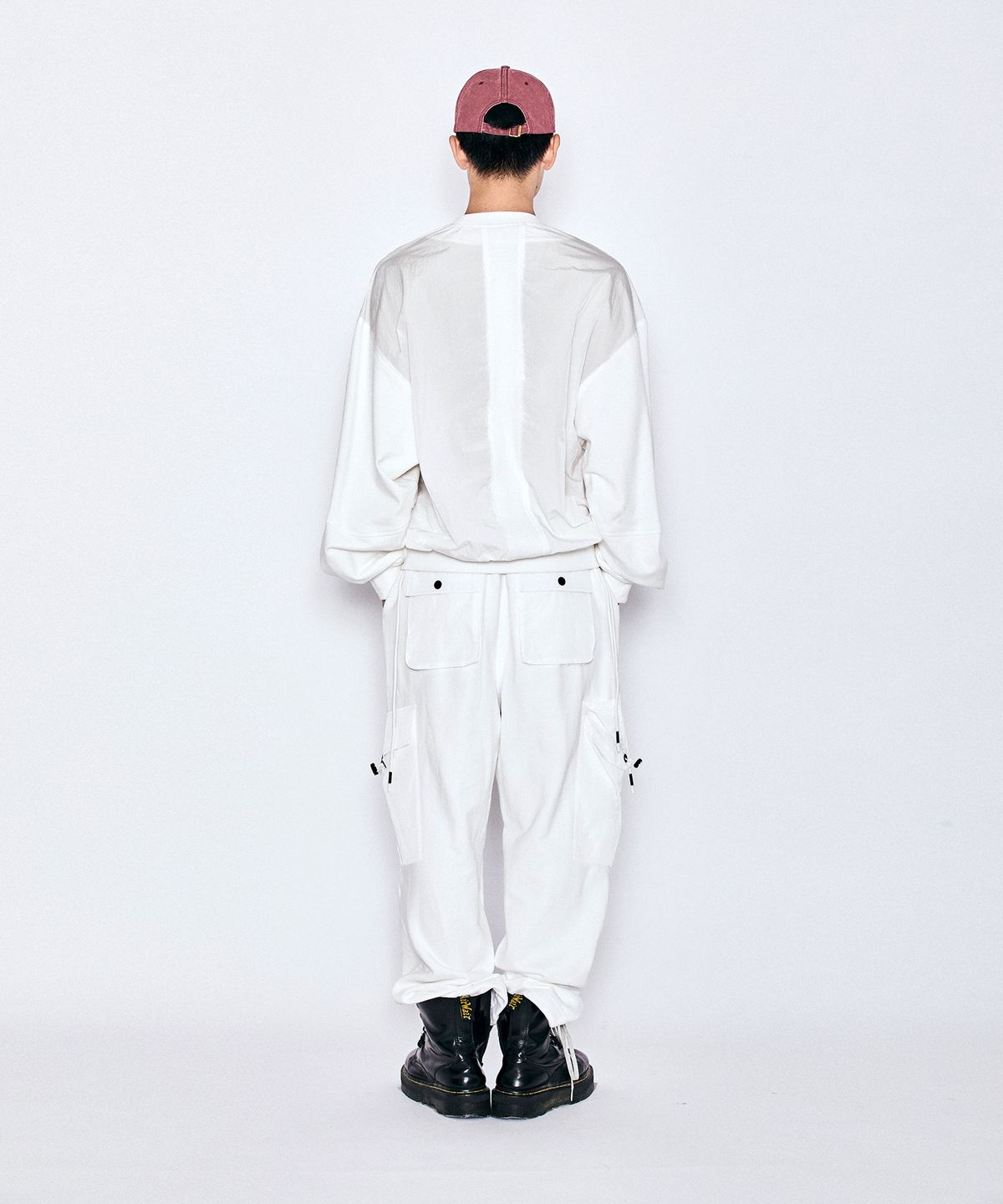 밀리밀리언(MILLIMILLION) BASALT HYBRID JERSEY PANTS B07-WHITE