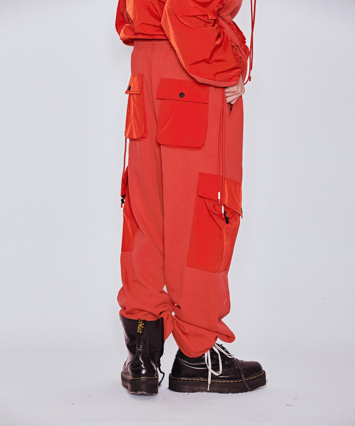 밀리밀리언(MILLIMILLION) BASALT HYBRID JERSEY PANTS B07-ORANGE