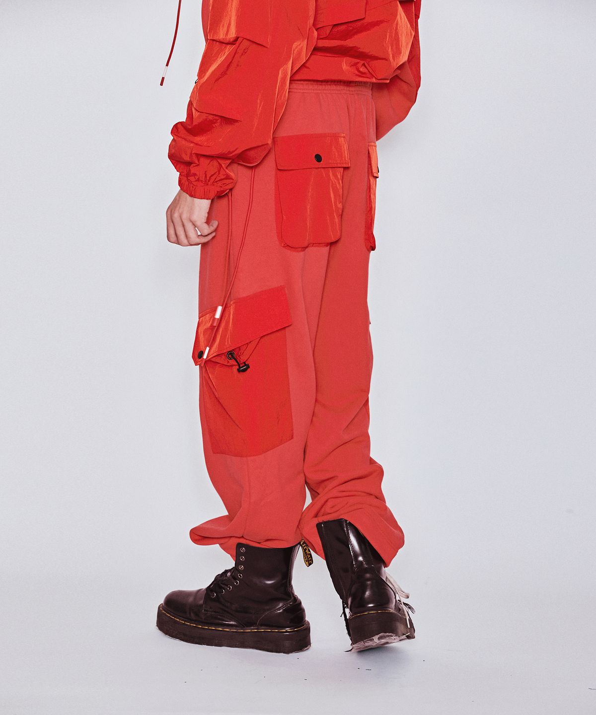 밀리밀리언(MILLIMILLION) BASALT HYBRID JERSEY PANTS B07-ORANGE