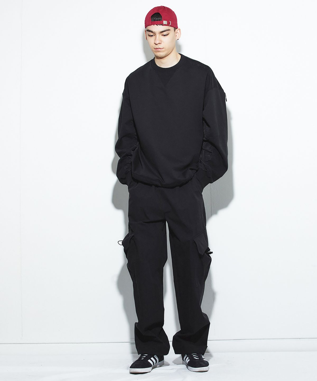 밀리밀리언(MILLIMILLION) BASALT CARGO PANTS B09-BLACK