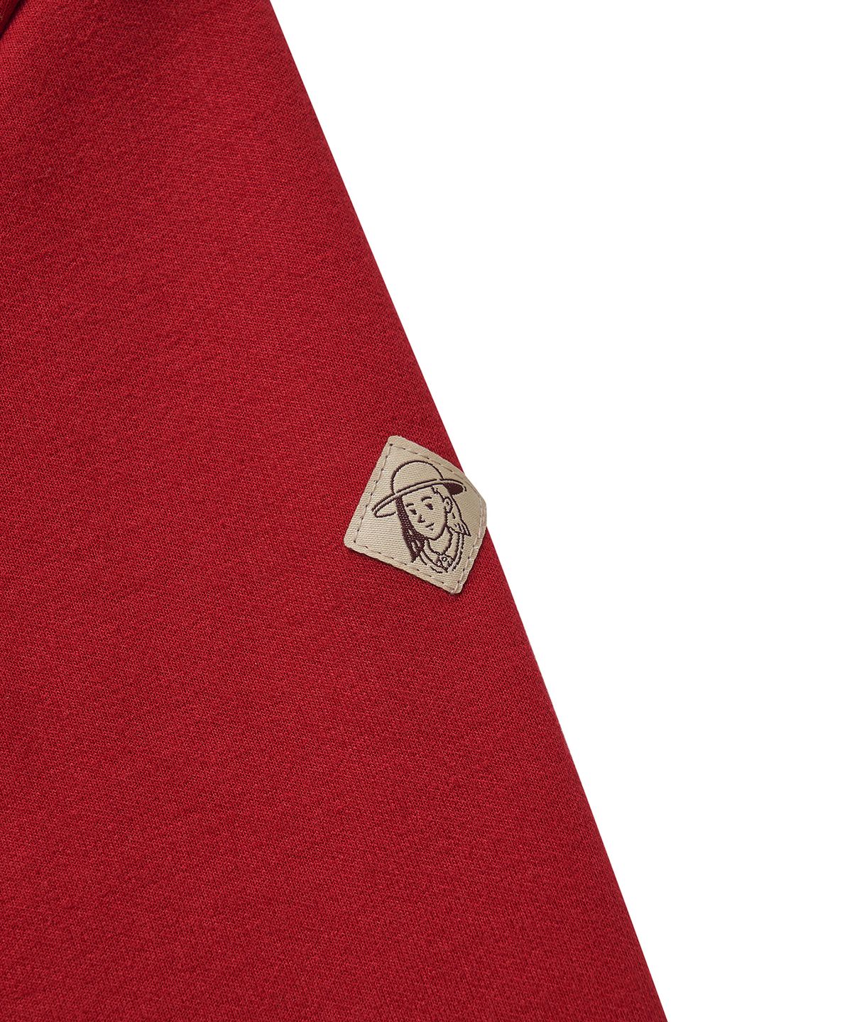 코튼벨(COTTON BELL) 라운드넥 가디건 - Dark Red