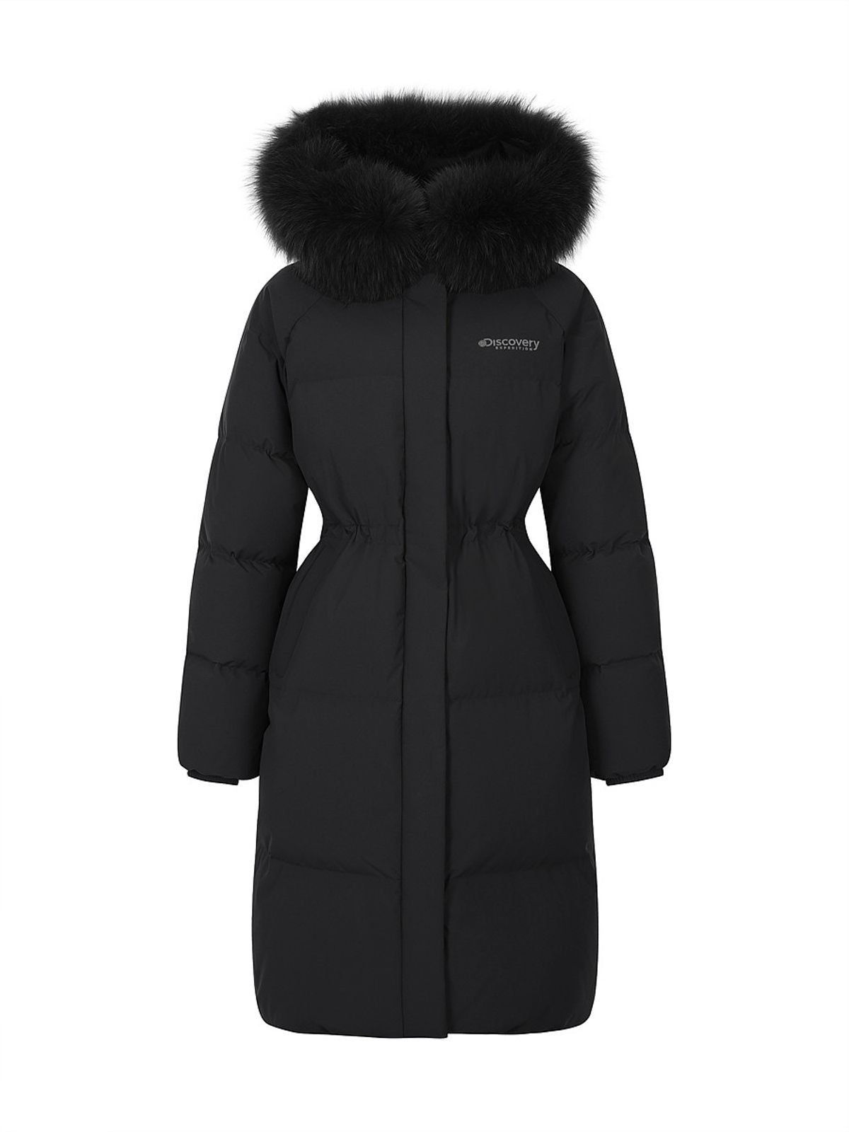 디스커버리 익스페디션(DISCOVERY EXPEDITION) 여성 켈리 구스다운 롱패딩 (BLACK)