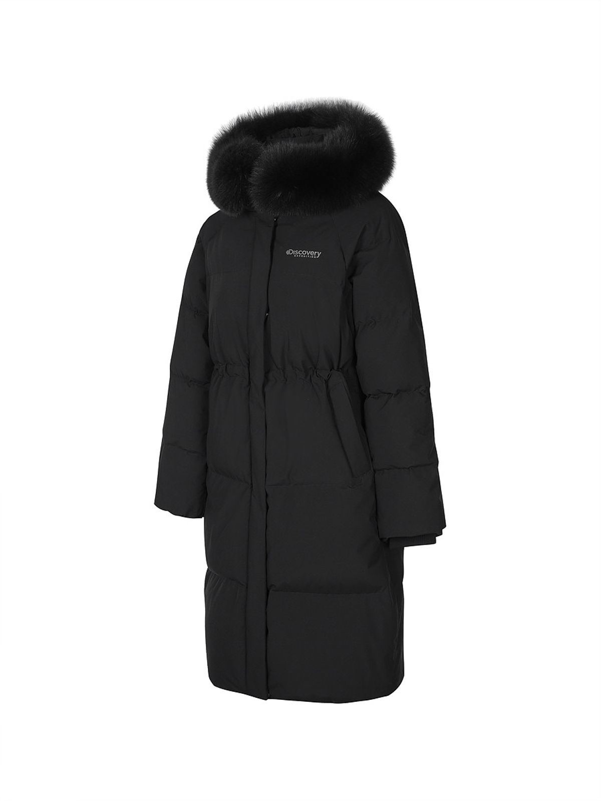 디스커버리 익스페디션(DISCOVERY EXPEDITION) 여성 켈리 구스다운 롱패딩 (BLACK)