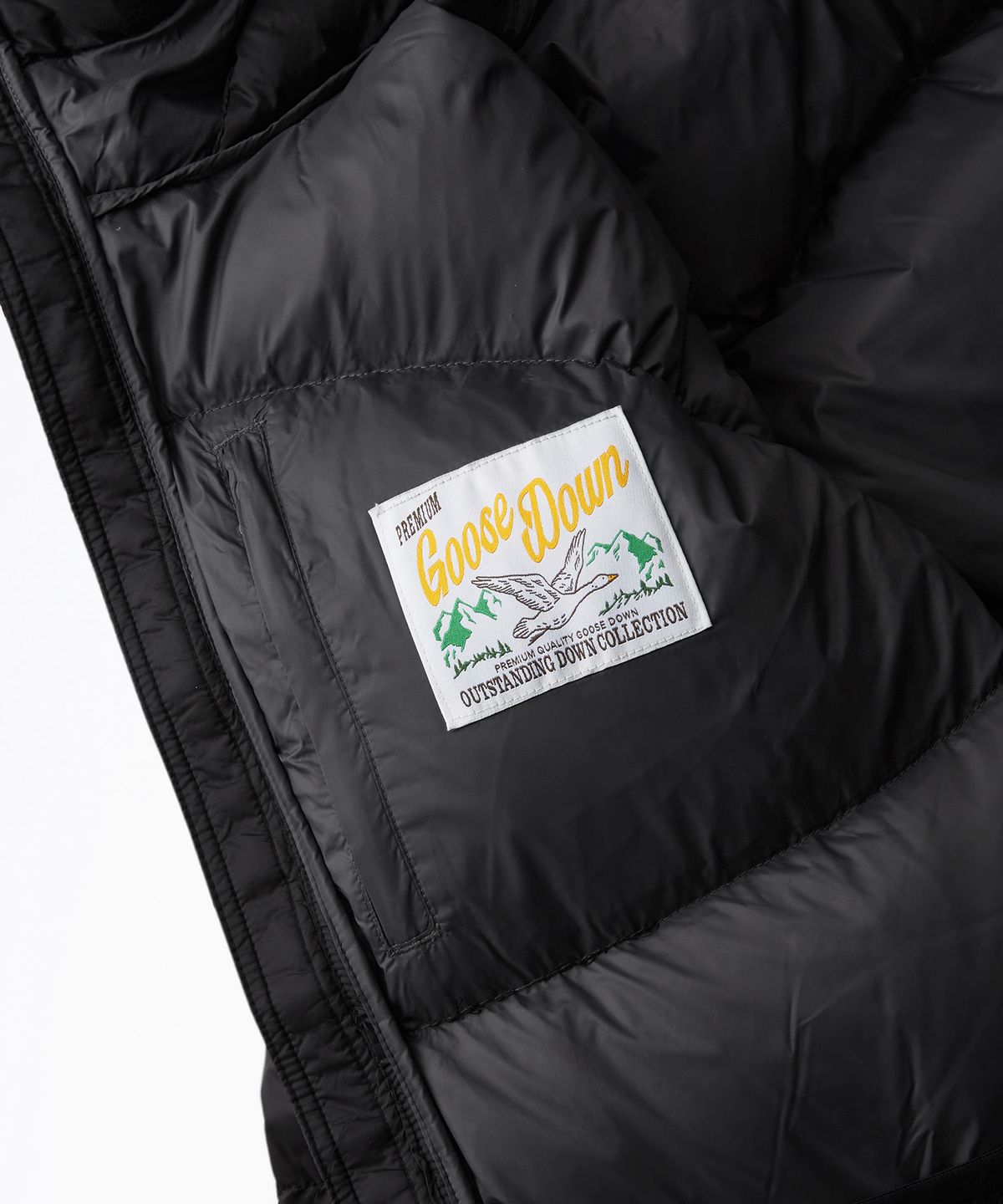 아웃스탠딩(OUTSTANDING) POLAR GOOSE DOWN PARKA_BLACK