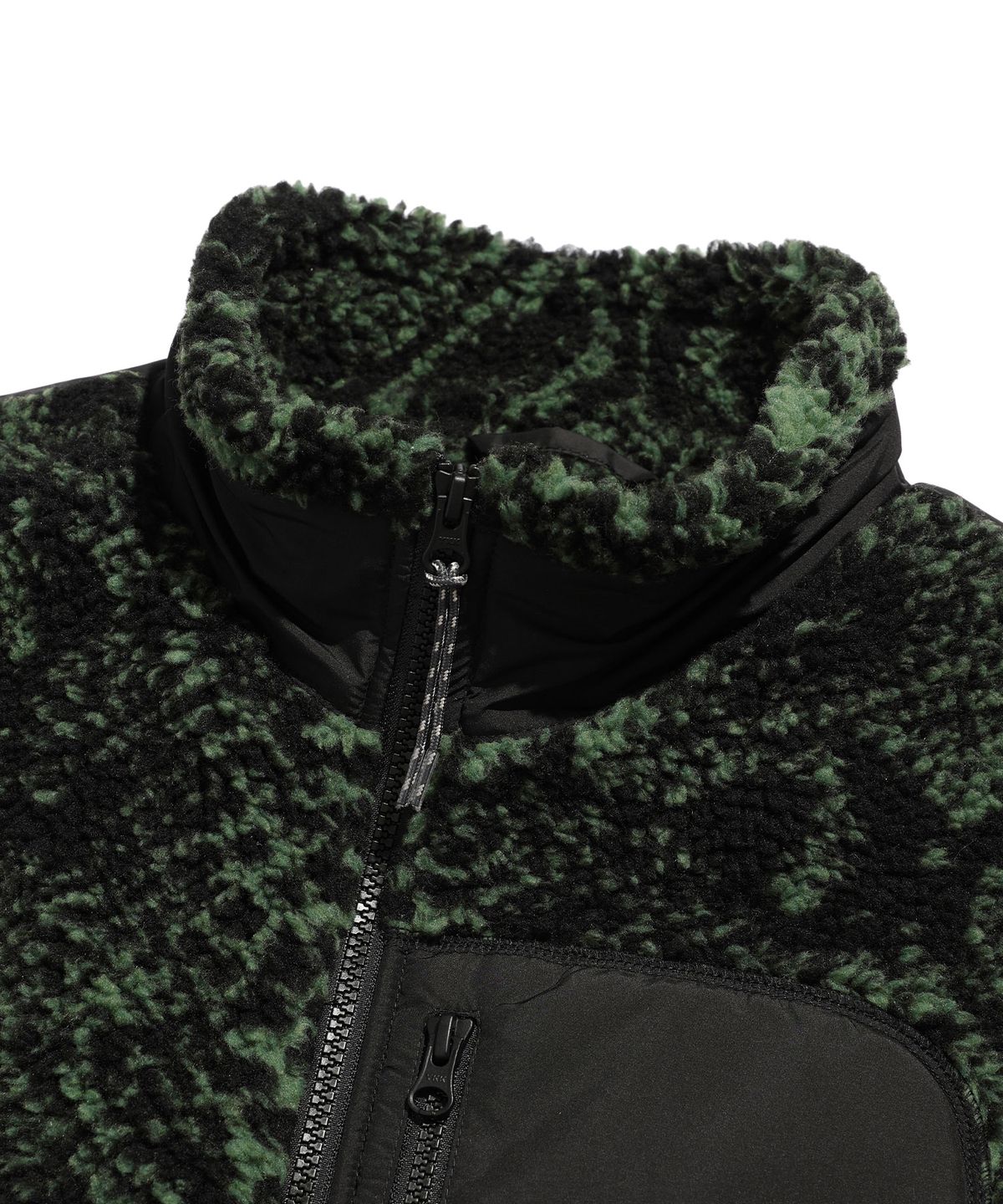 이스트쿤스트(ISTKUNST) PHYTON FLEECE VEST_GREEN(IK2DFMB991A)