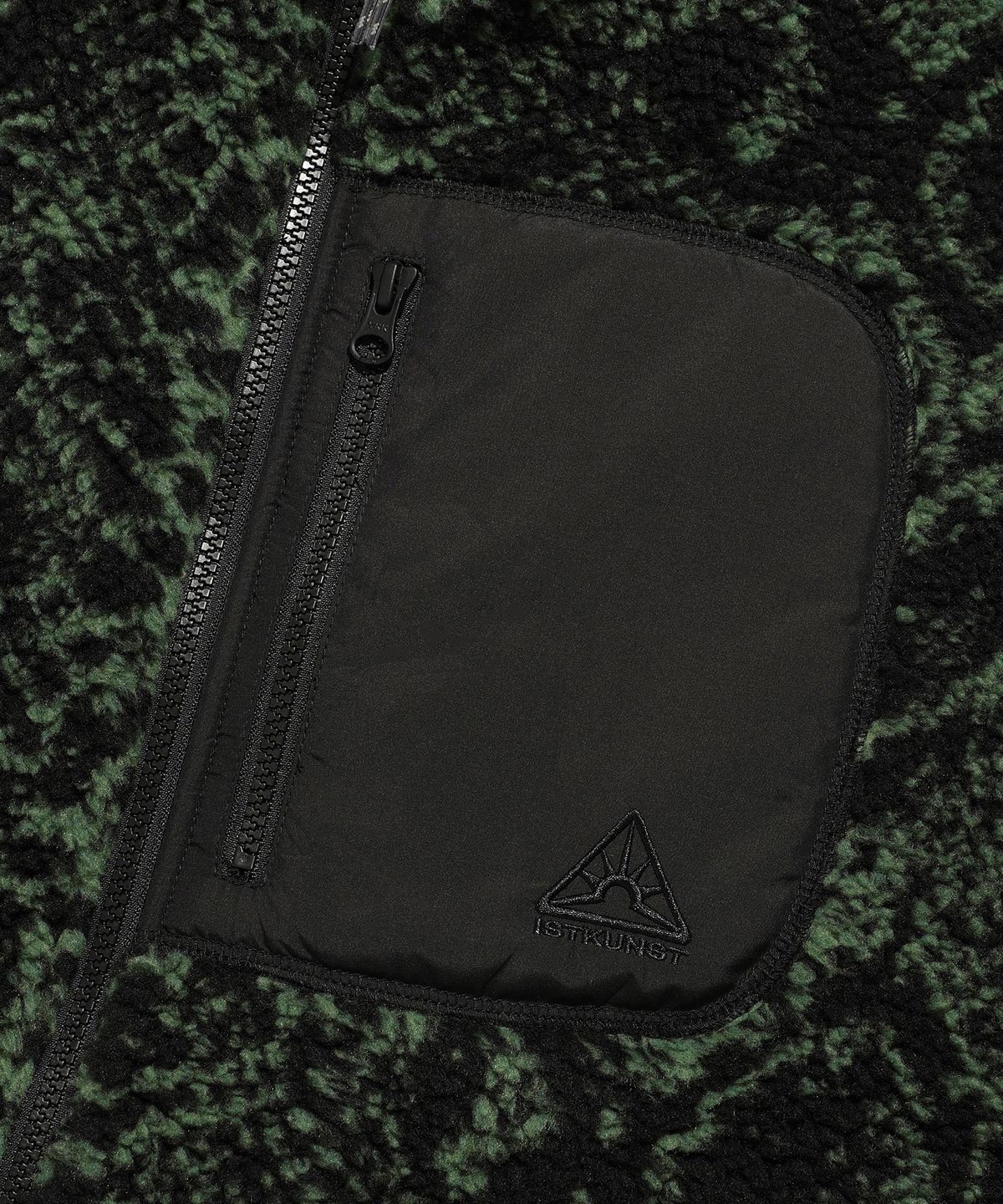 이스트쿤스트(ISTKUNST) PHYTON FLEECE VEST_GREEN(IK2DFMB991A)