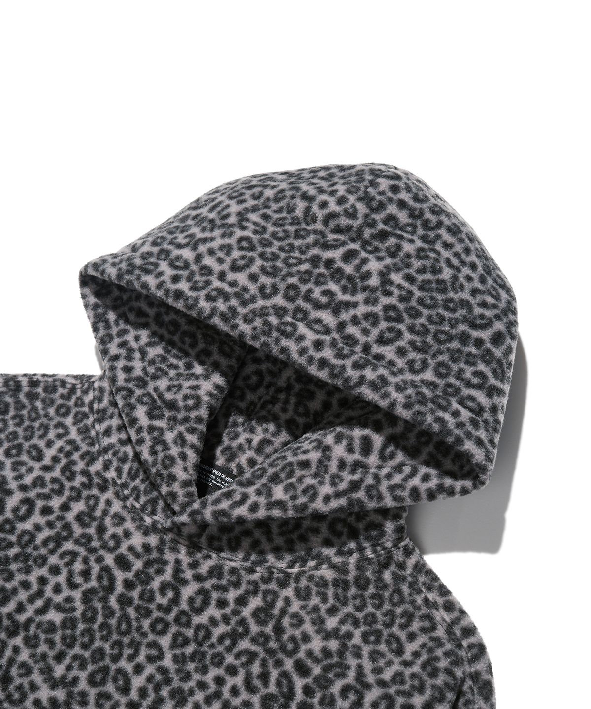 브라운브레스 키즈(BROWNBREATH KIDS) KIDS LEOPARD HOODIE - BLACK