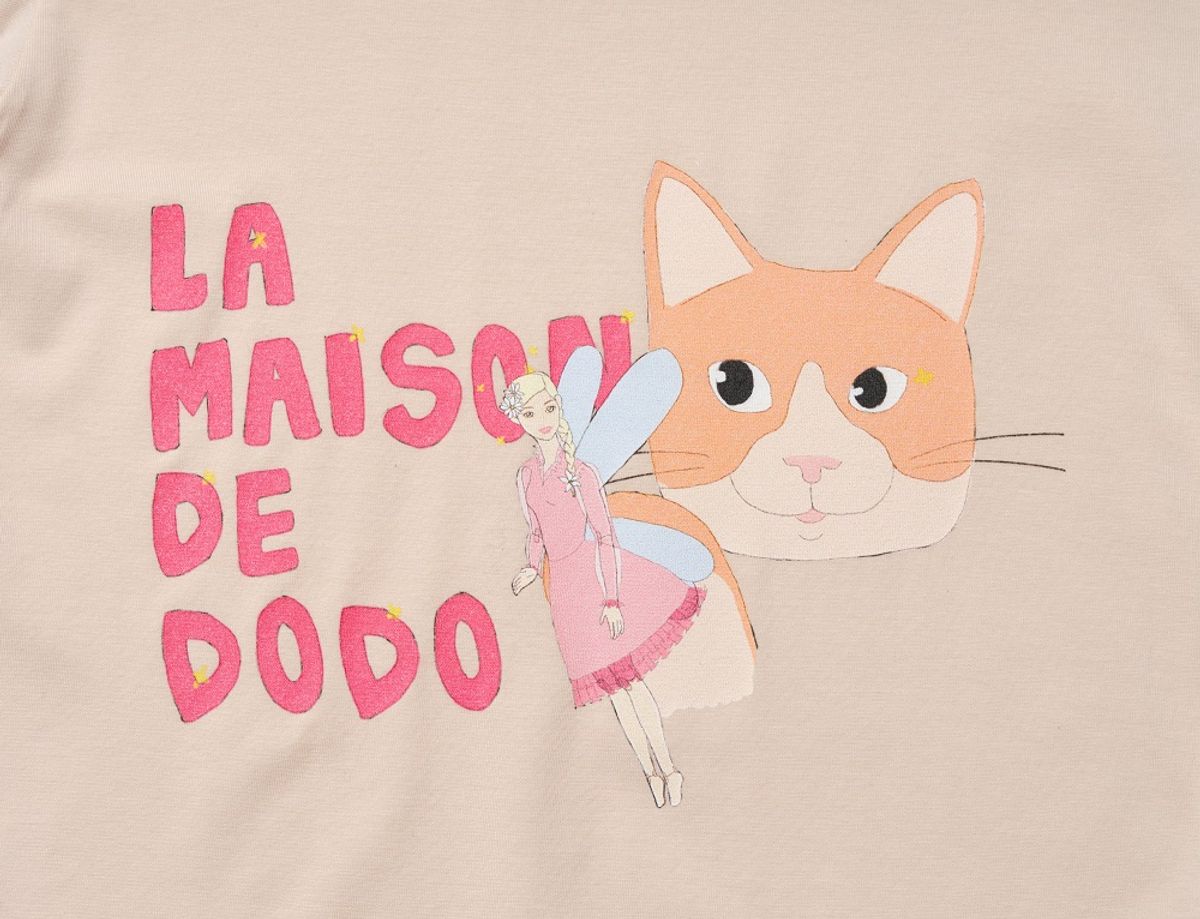 라메종드도도(LA MAISON DE DODO) Simply Dodo T-Shirt with Fairy Doll (Ivory)  긴팔티셔츠