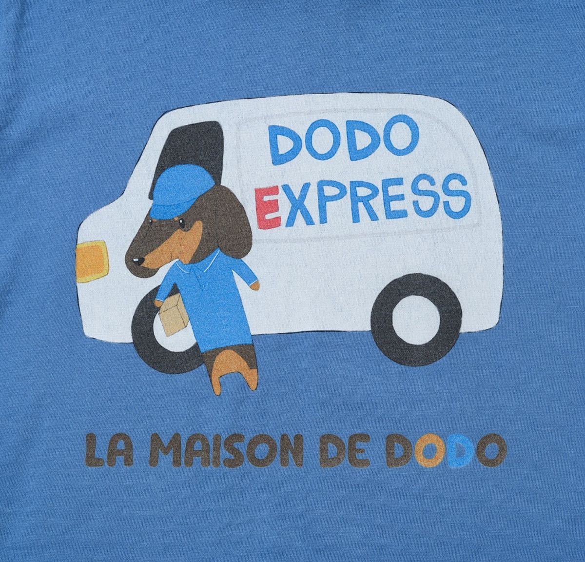라메종드도도(LA MAISON DE DODO) Simply Dodo T-Shirt with Dodo Express (French Blue)  긴팔티셔츠