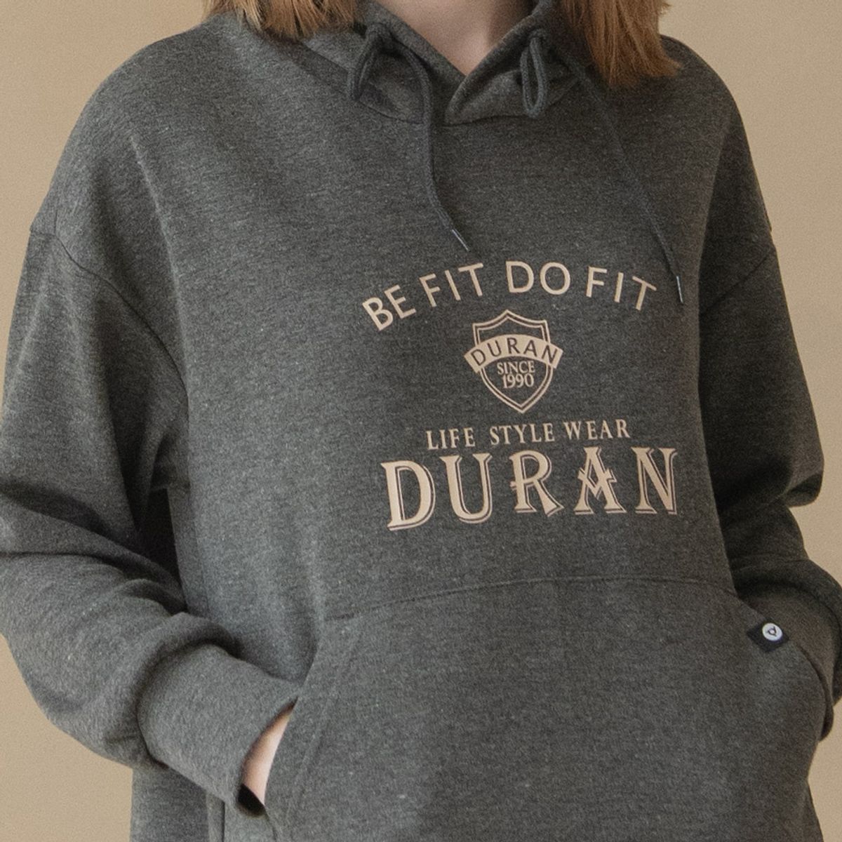 뒤란(DURAN) 컴피 후드 케이프 원피스 DTF3W-5108 2colors