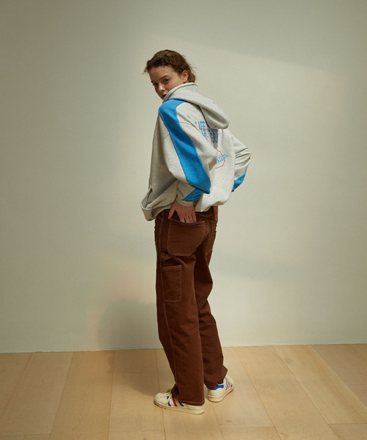 그린버터(GREENBUTTER) Heavy Pigment Coloring Hoodie (Light Melange)