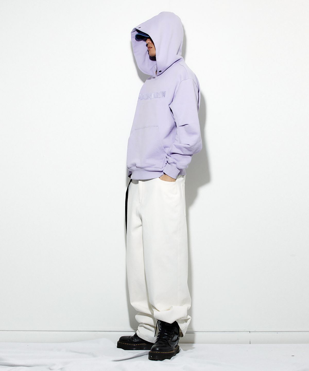 밀리밀리언(MILLIMILLION) COBBLESTONE SIGNATURE HOODY T10-LAVENDER