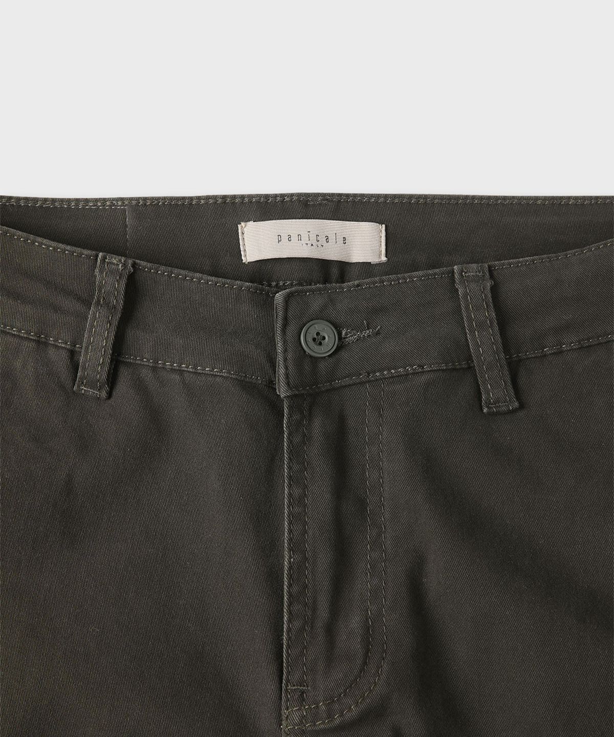 빠니깔레(PANICALE) 카키 면 치노 팬츠