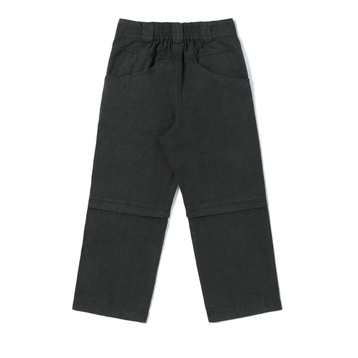 퓨처랩(FUTURE LAB) WASHED CARGO DENIM PANTS - BLACK