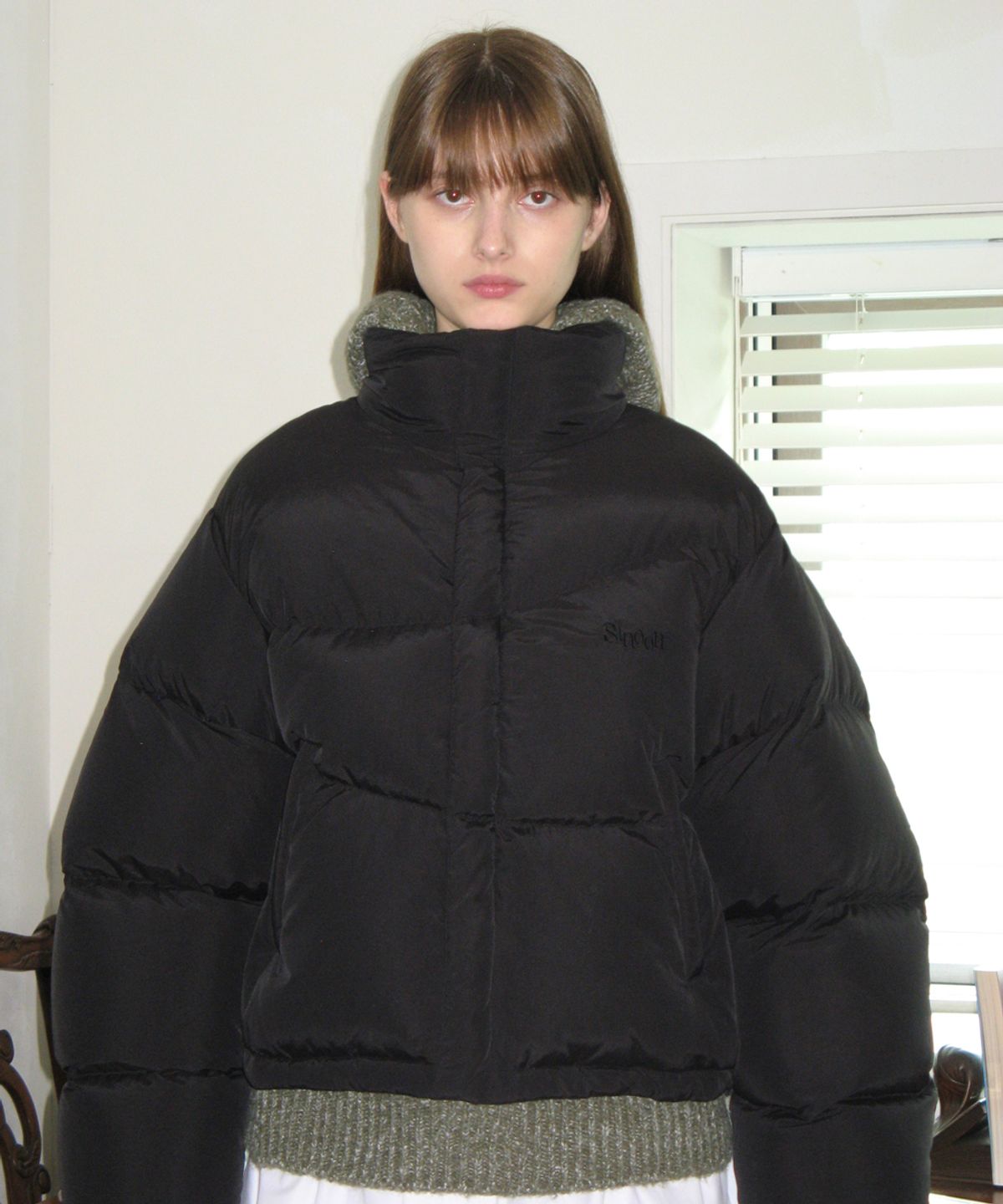 시눈(SINOON) PUFFER JACKET (BLACK)