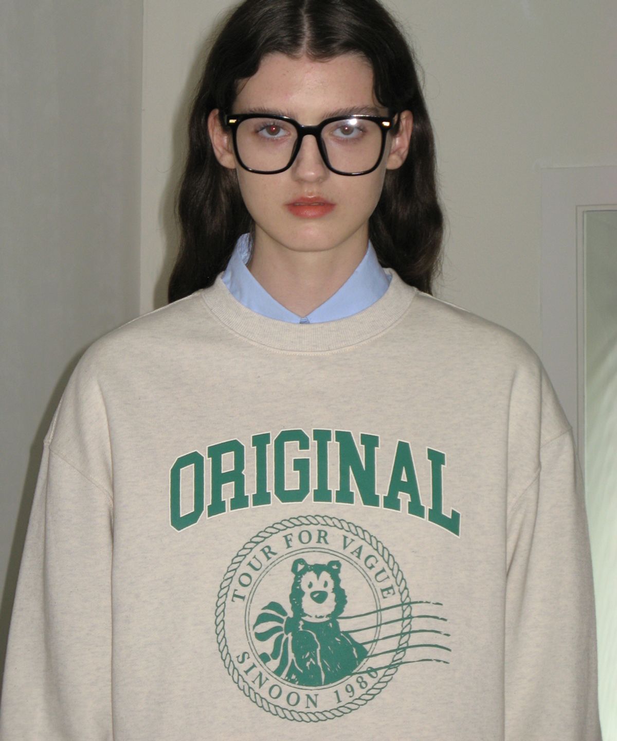 시눈(SINOON) ORIGINAL SWEATSHIRT (OATMEAL)