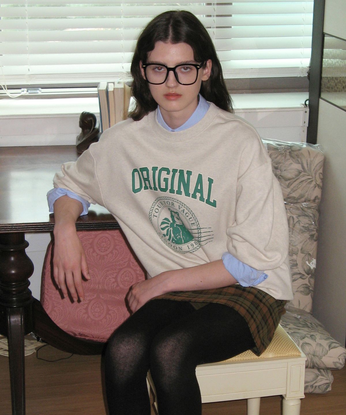 시눈(SINOON) ORIGINAL SWEATSHIRT (OATMEAL)
