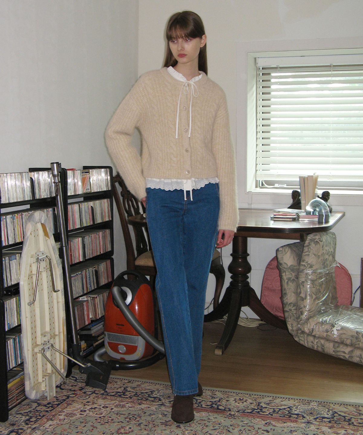 시눈(SINOON) SEMI BOOTS FIT DENIM PANTS (BLUE)