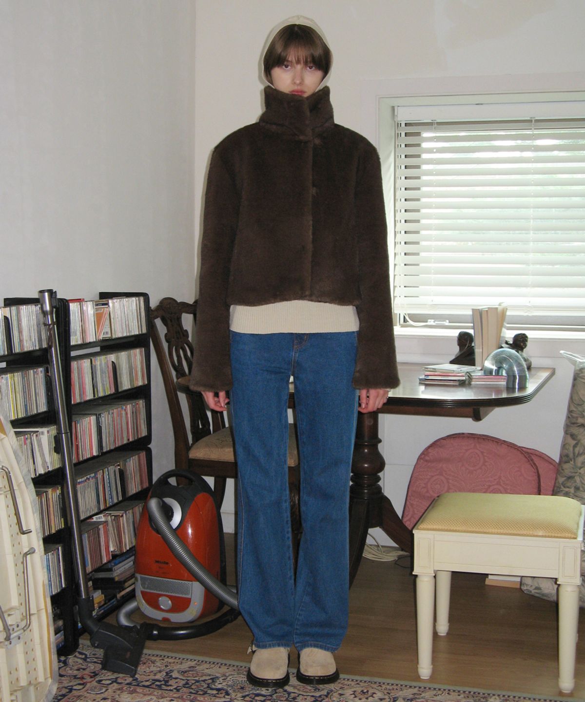 시눈(SINOON) SEMI BOOTS FIT DENIM PANTS (BLUE)