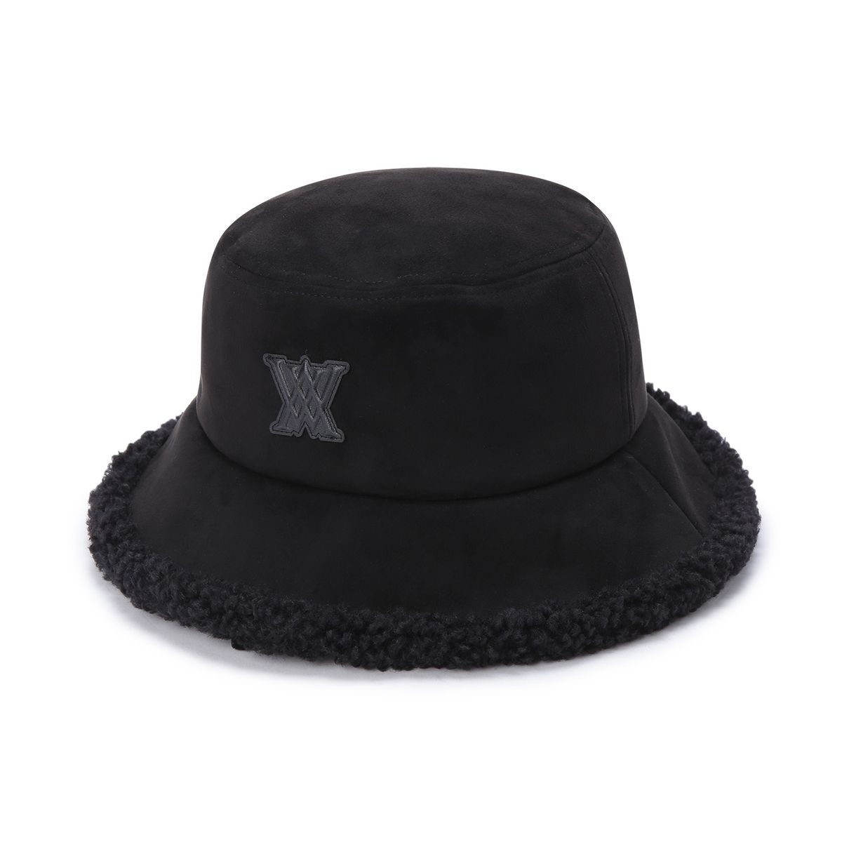 어뉴골프(ANEW GOLF) (W) FLUFFY BUCKET HAT_BK