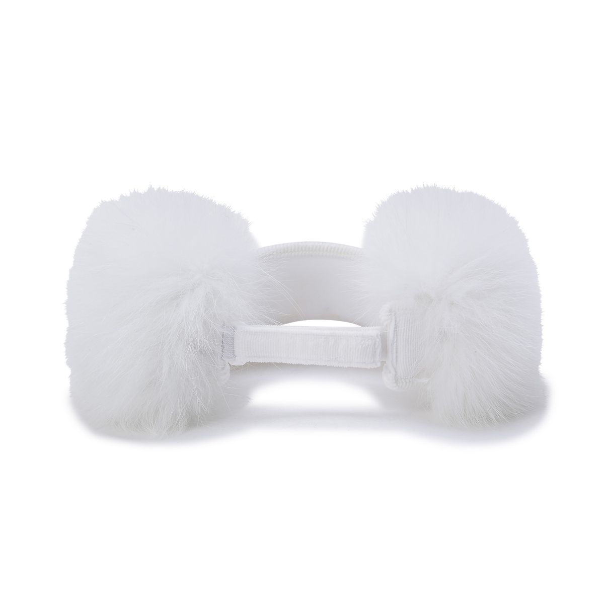 어뉴골프(ANEW GOLF) (W) REAL FUR SNOW WINTER VISOR_OW