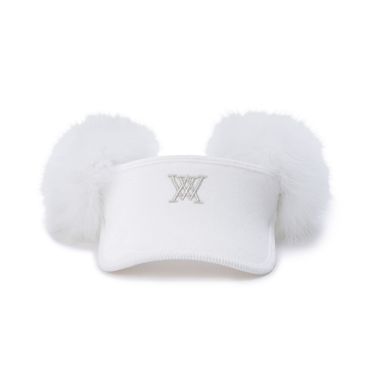 어뉴골프(ANEW GOLF) (W) REAL FUR SNOW WINTER VISOR_OW