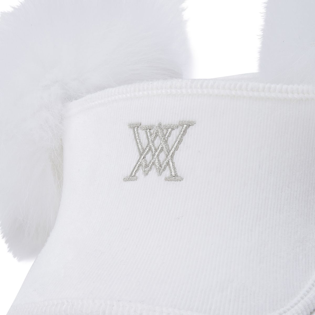 어뉴골프(ANEW GOLF) (W) REAL FUR SNOW WINTER VISOR_OW