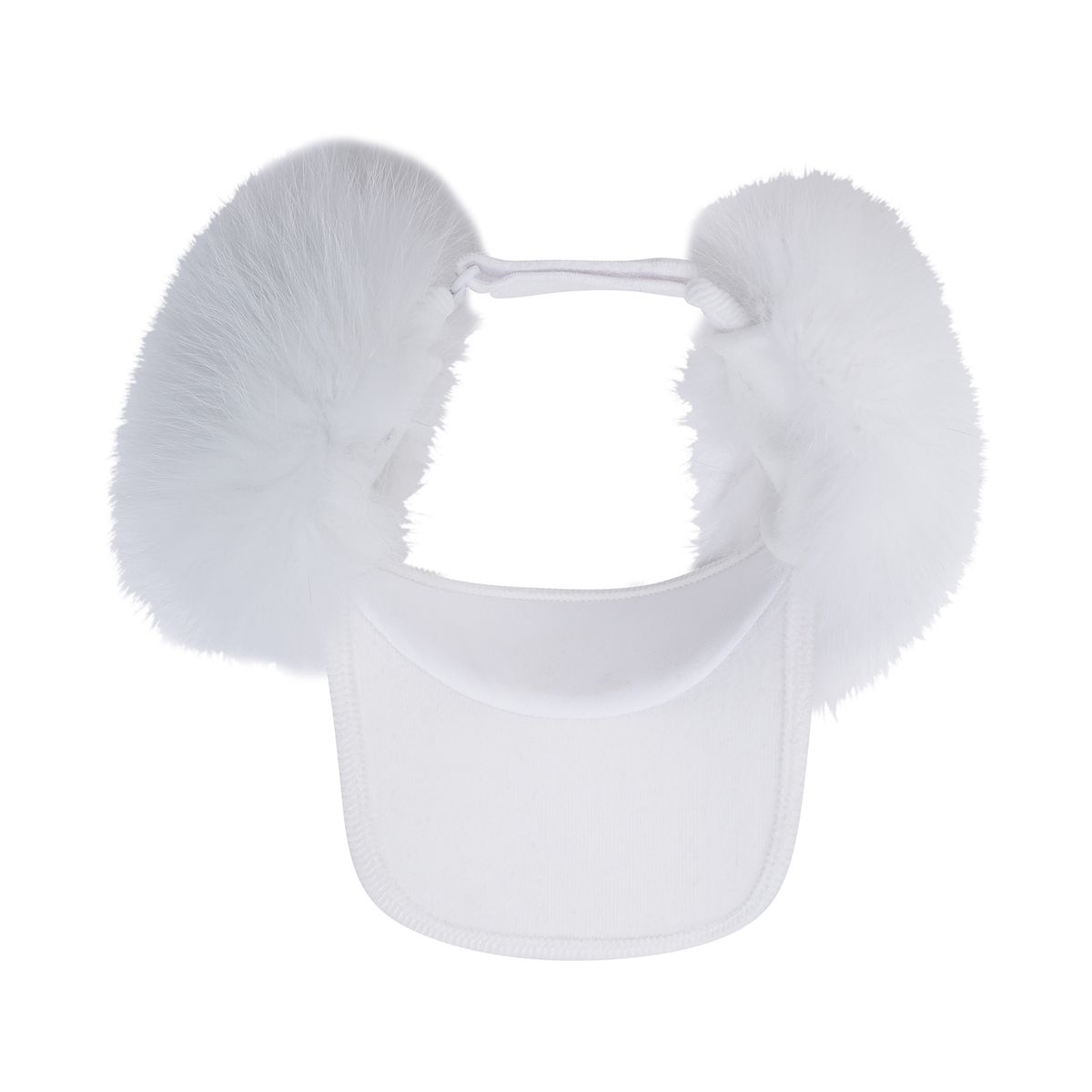 어뉴골프(ANEW GOLF) (W) REAL FUR SNOW WINTER VISOR_OW