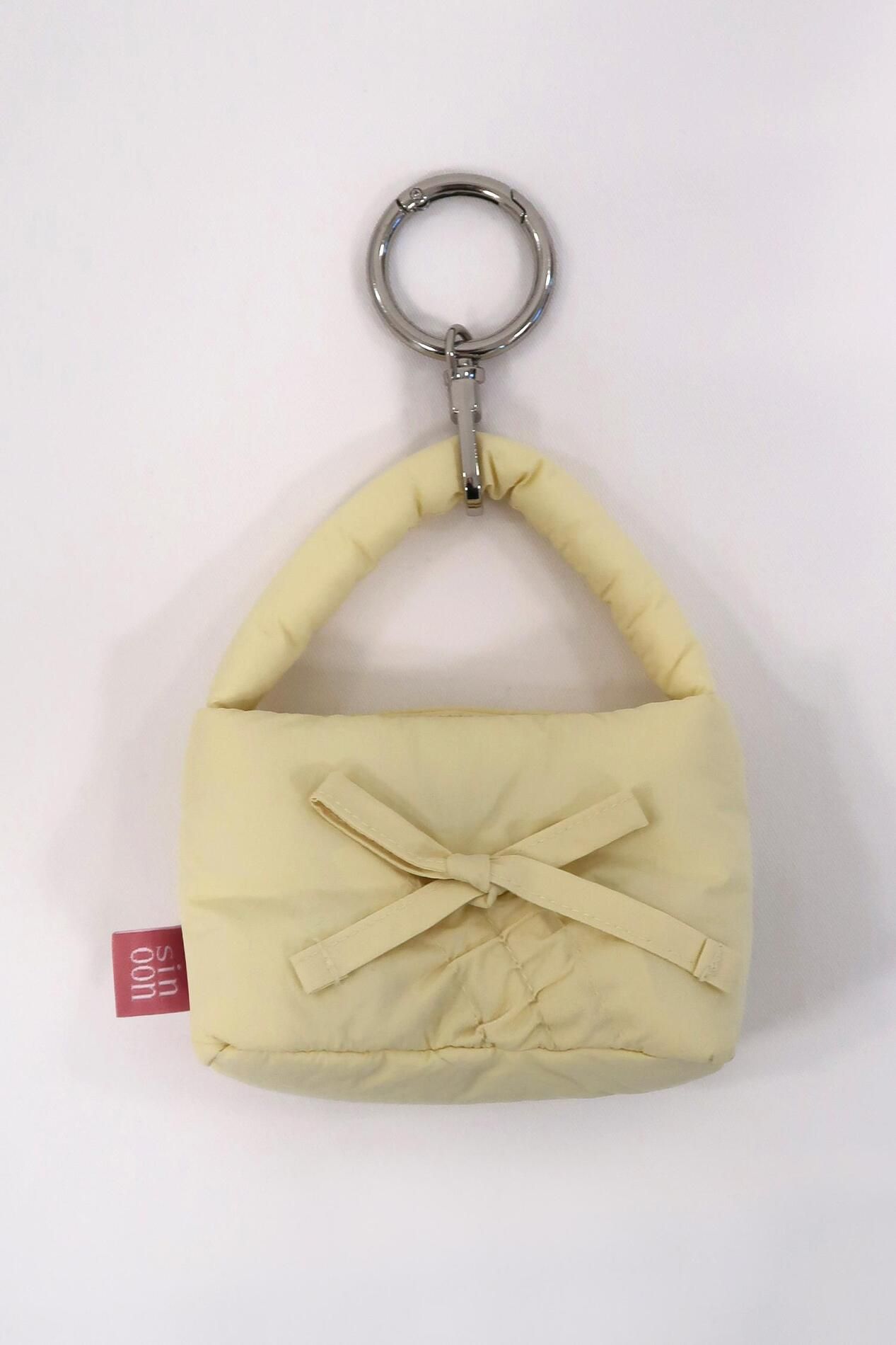 MUSINSA公式 | SINOON SMORE PADDING BAG KEYRING (YELLOW)
