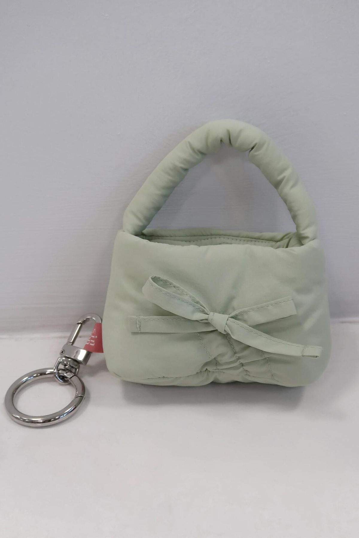 시눈(SINOON) SMORE PADDING BAG KEYRING (LIGHT GREEN)