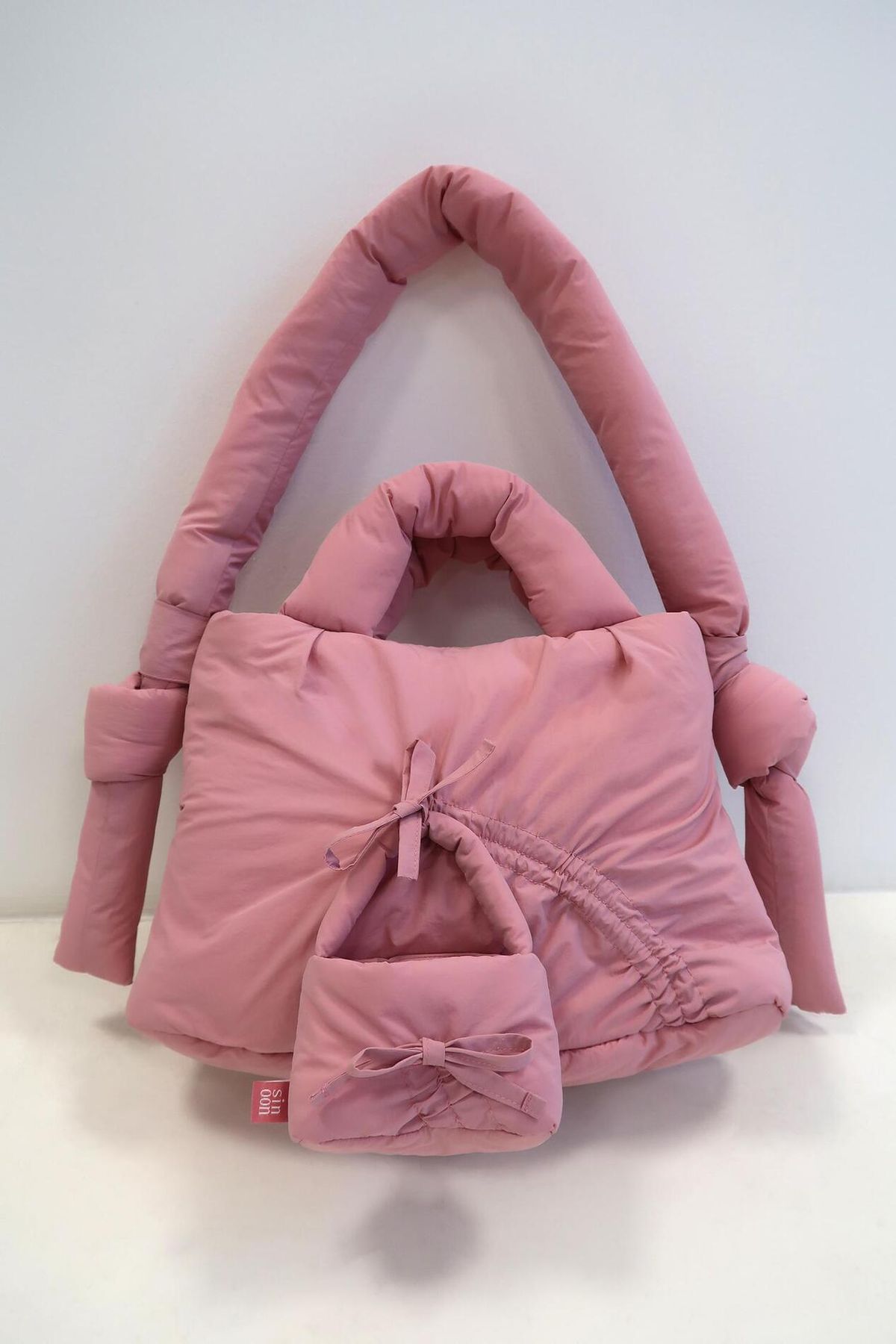 시눈(SINOON) SMORE PADDING BAG KEYRING (PINK)