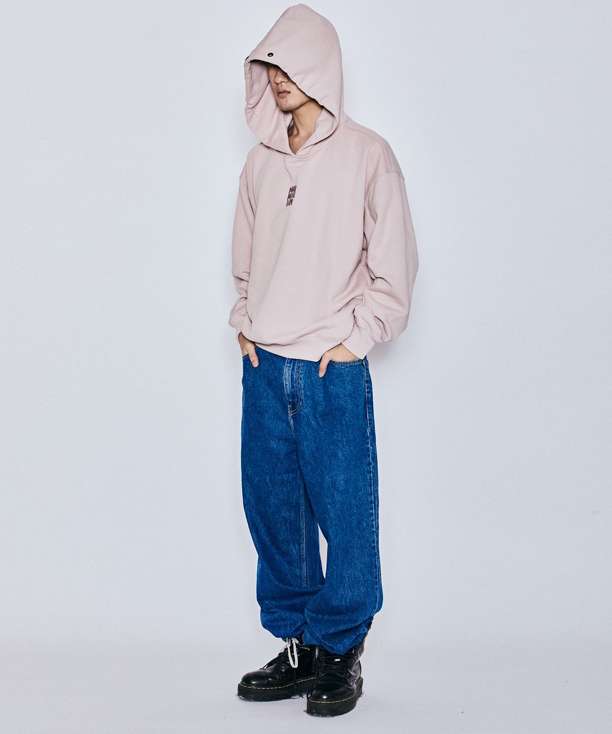 밀리밀리언(MILLIMILLION) COBBLESTONE SIGNATURE HOODY T21-PINK