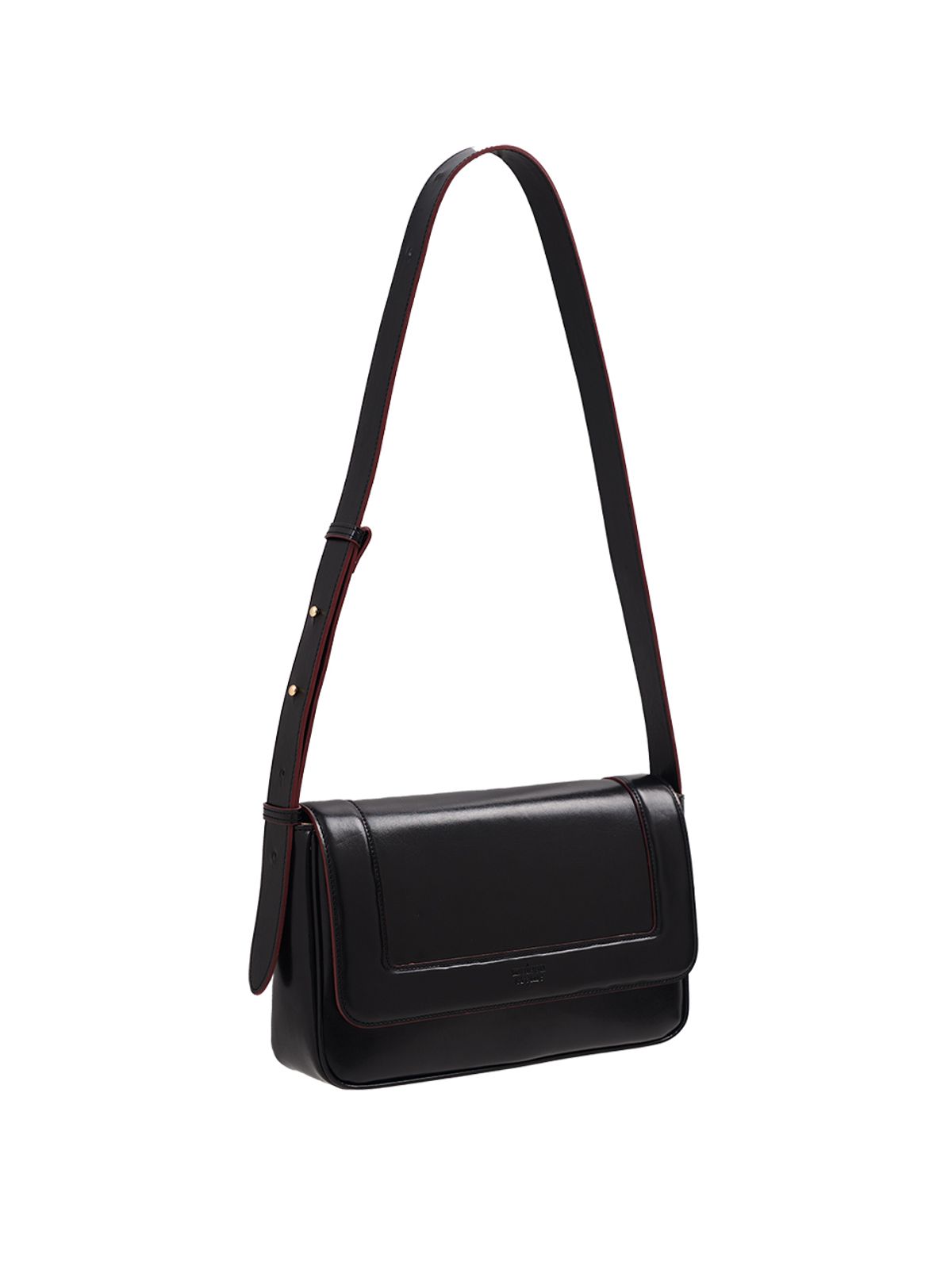 메종크렘(MAISON CREME) Red Crust Baguette bag_Black