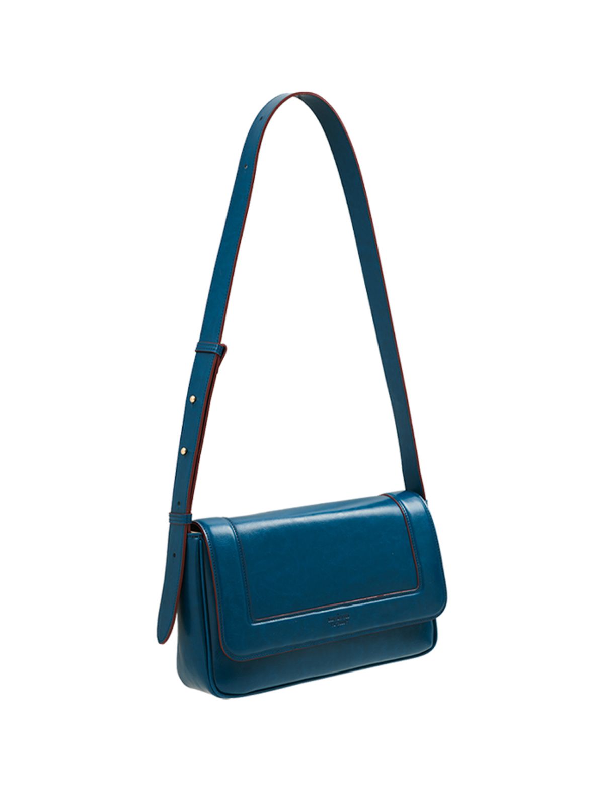 메종크렘(MAISON CREME) Red Crust Baguette bag_Turquoise