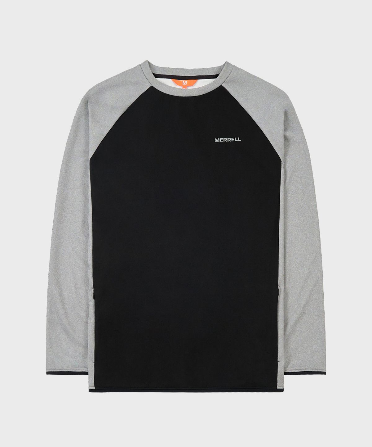 머렐(MERRELL) [MEN] 라운드넥 방풍 티셔츠 BLACK