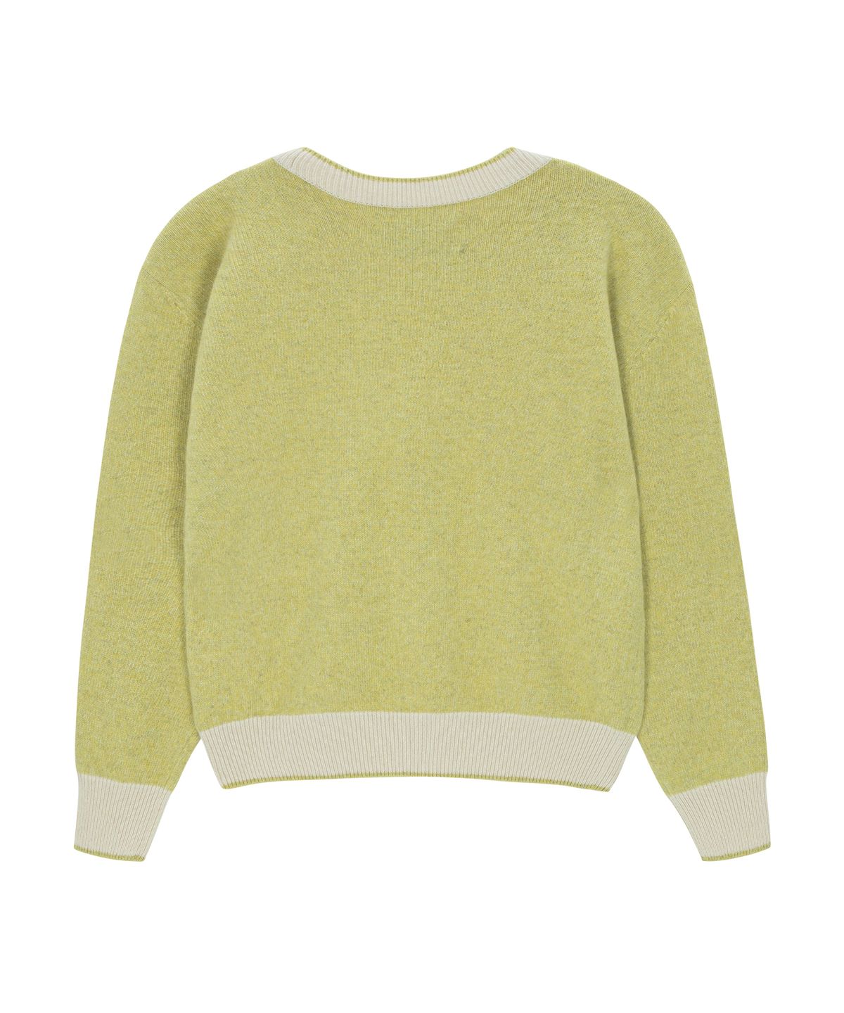 언지미크(UNGIMMICK) ALPACA WOOL CARDIGAN (LIME)
